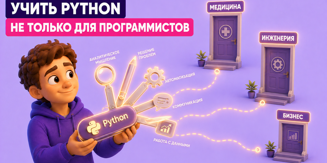 Зачем школьнику учить программирование, даже если он не планирует становиться программистом