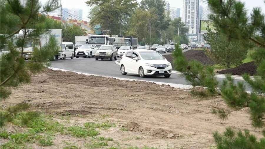 Возле «Планеты» открыли новый разворотный шлюз на Авиаторов и закрыли старый