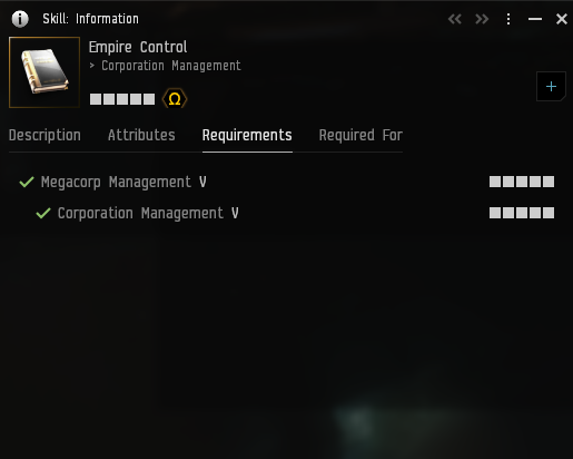 для навыка Empire Control нужено прокачка ещё двух навыков в 5/5