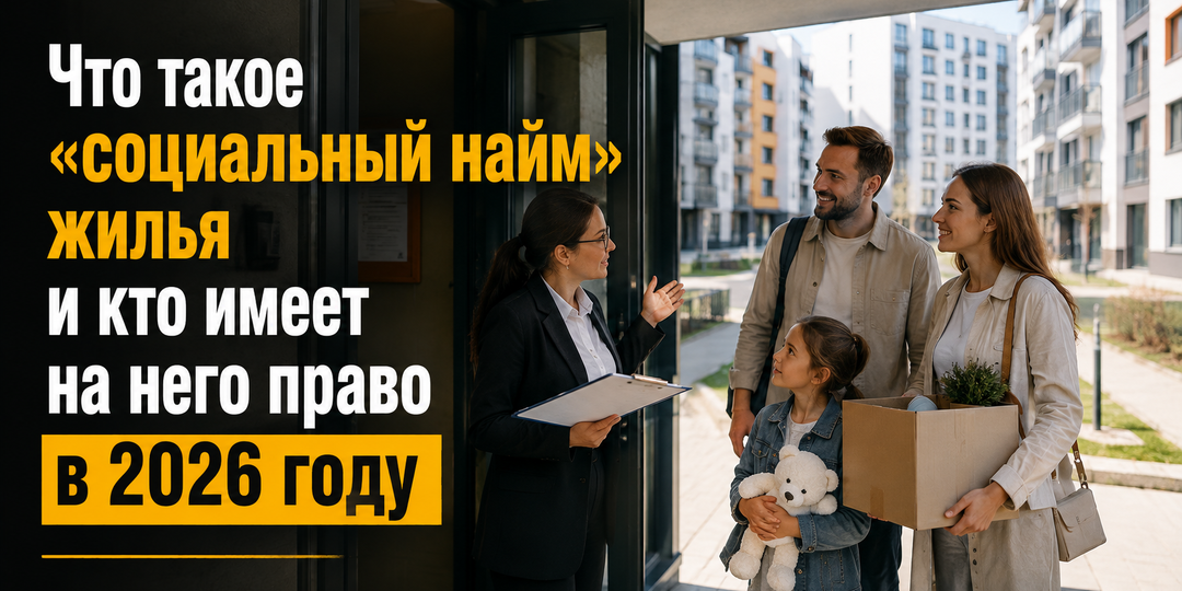 Что такое «социальный найм» жилья и кто имеет на него право в 2026 году