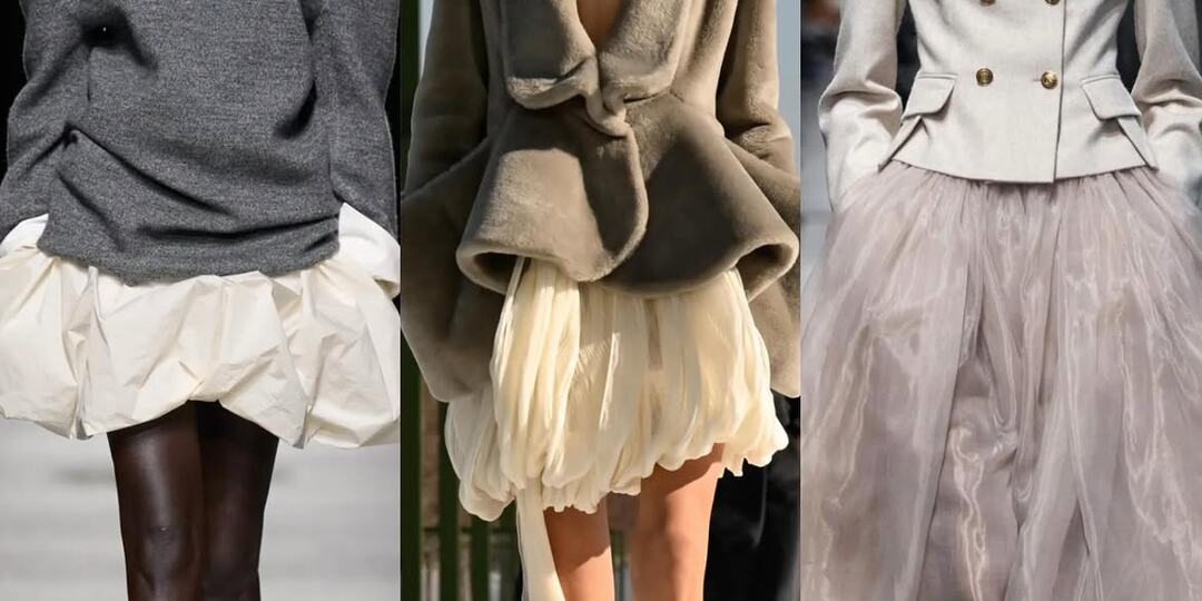Объём в юбках: тренды осень-зима 2026/2027 — баллон и тюльпан