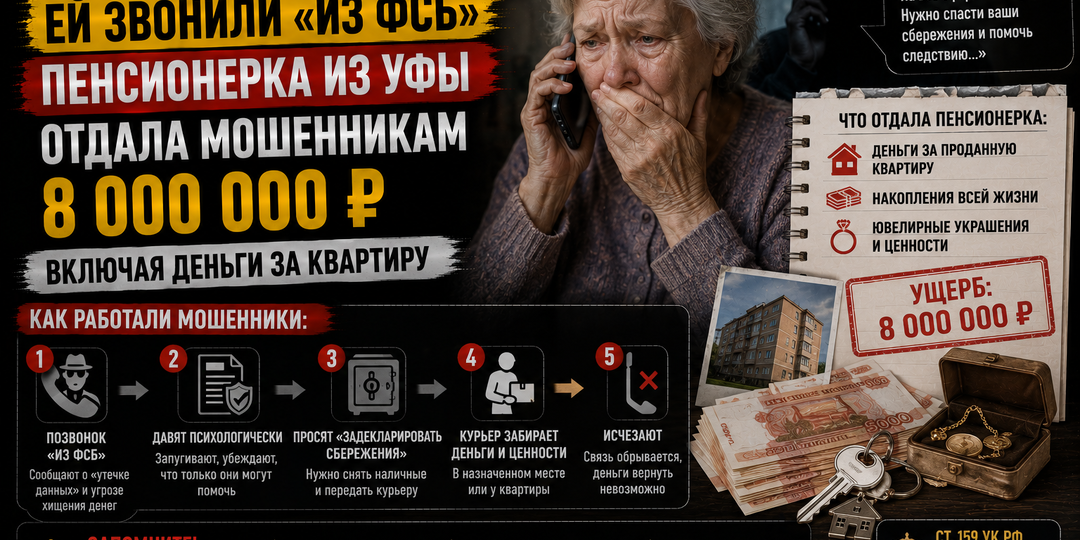 Мастер по домофонам, «финансовый орган» и курьер: как у москвички похитили 21,6 млн рублей