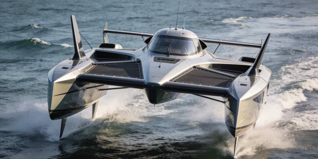 «Летающий» катамаран SS-18: 103 км/ч над волнами без единого штурвала
