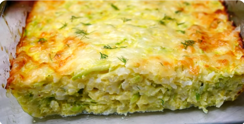 Только рис и кабачок (без мяса)😋 Ингредиенты доступные, в результате нежные кабачки с рисом, под румяной корочкой