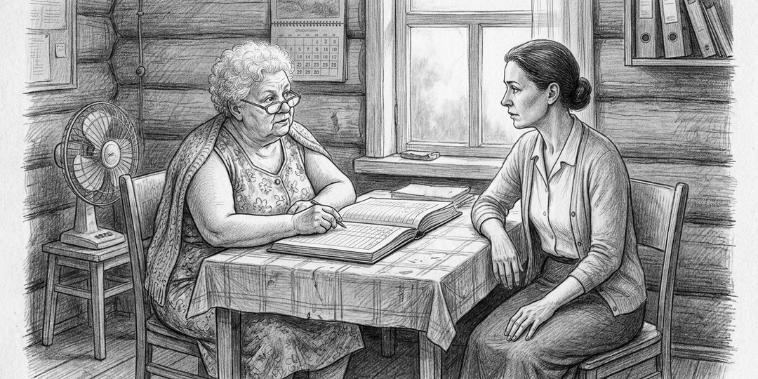 Расписка на клетчатом листе