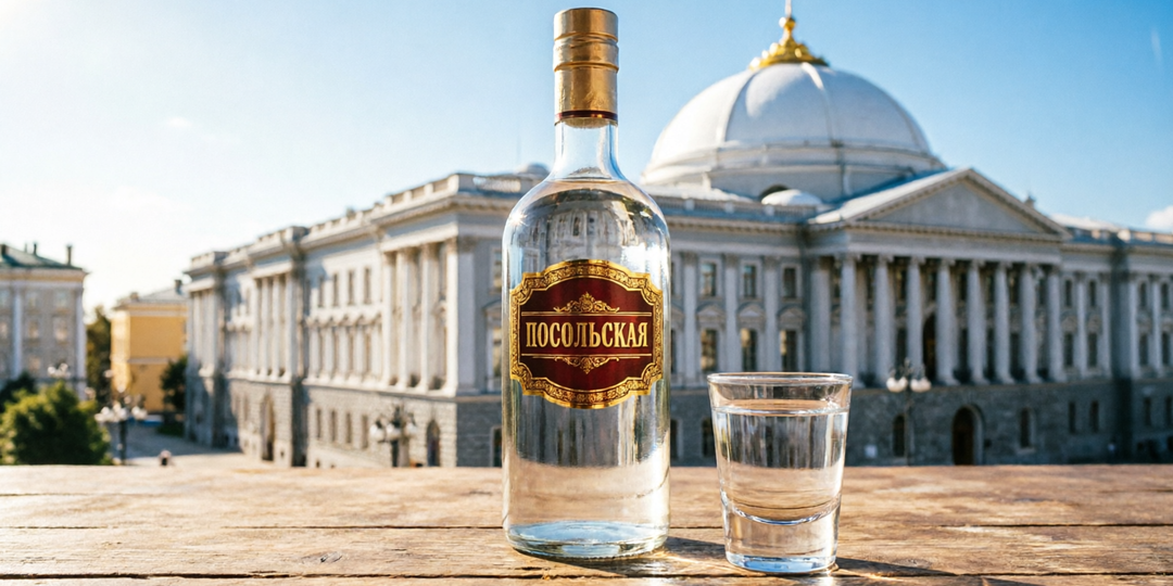 🥂 «Посольская»: легендарная водка по ГОСТу для дипломатических приёмов