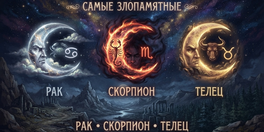 ТРИ ЛУНЫ, КОТОРЫЕ самые злопамятные