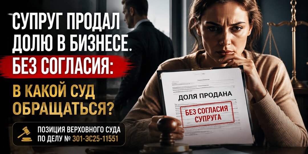 Супруг продал общие акции без согласия: почему спор может попасть не в арбитраж