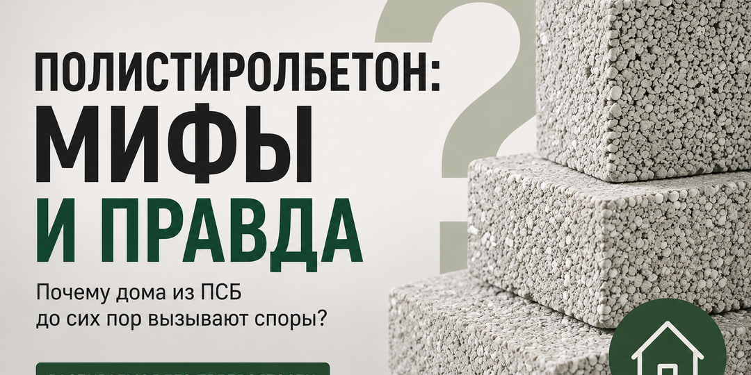 Почему дома из полистиролбетона до сих пор вызывают споры? Разбираемся, где правда, а где миф