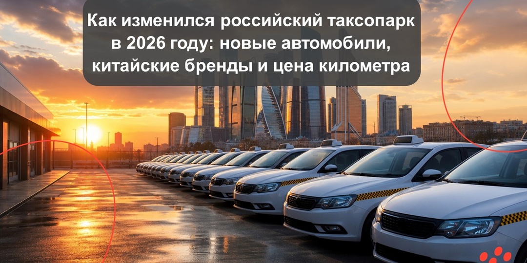 Как изменился российский таксопарк в 2026 году: новые автомобили, китайские бренды и цена километра