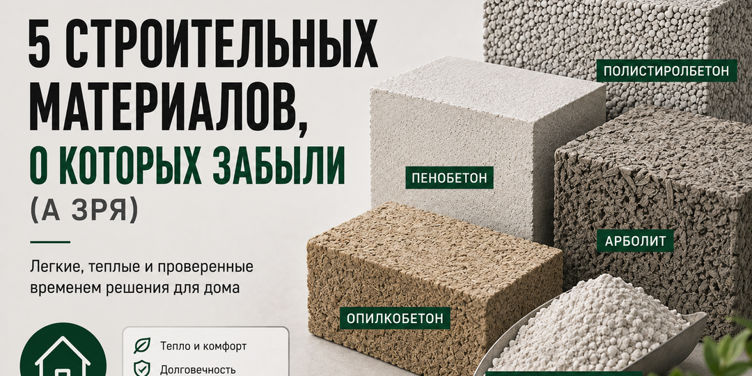 Пока все спорят о газобетоне, эти строительные материалы незаслуженно остаются в тени