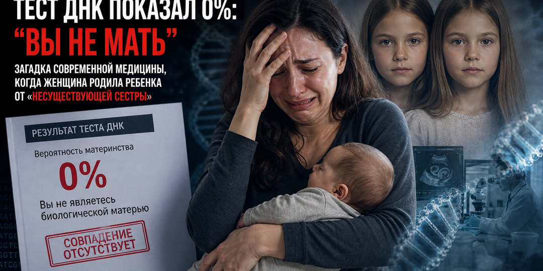 «Тест ДНК показал 0%: вы не мать»: загадка современной медицины, когда женщина родила ребенка от «несуществующей сестры»