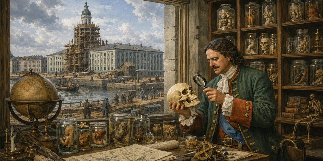 Первые музеи России: зачем Пётр I собирал «диковины» и кого пускали бесплатно