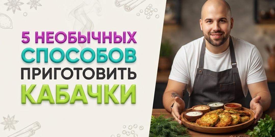 5 редких рецептов из кабачков: Вы гарантированно забудете про привычные оладьи!