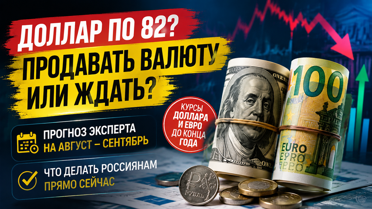 Эксперт рассказал, каким будет курс валют осенью и что делать россиянам