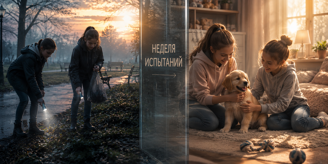 «Собака в обмен на уборку»: гениальный тест отца или рискованный эксперимент