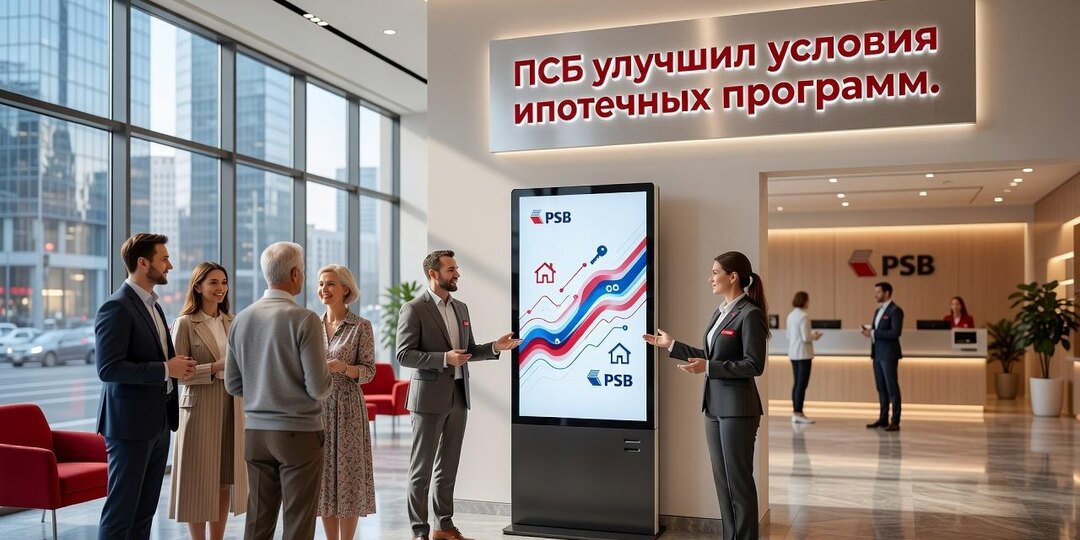ПСБ улучшил условия ипотечных программ