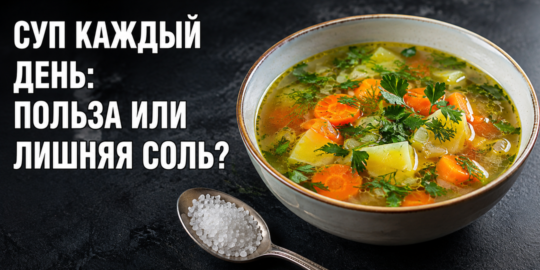 Суп каждый день: полезная привычка или лишняя соль?