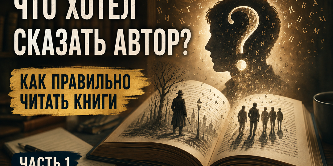 Что хотел сказать автор? Как правильно читать книги: Часть 1