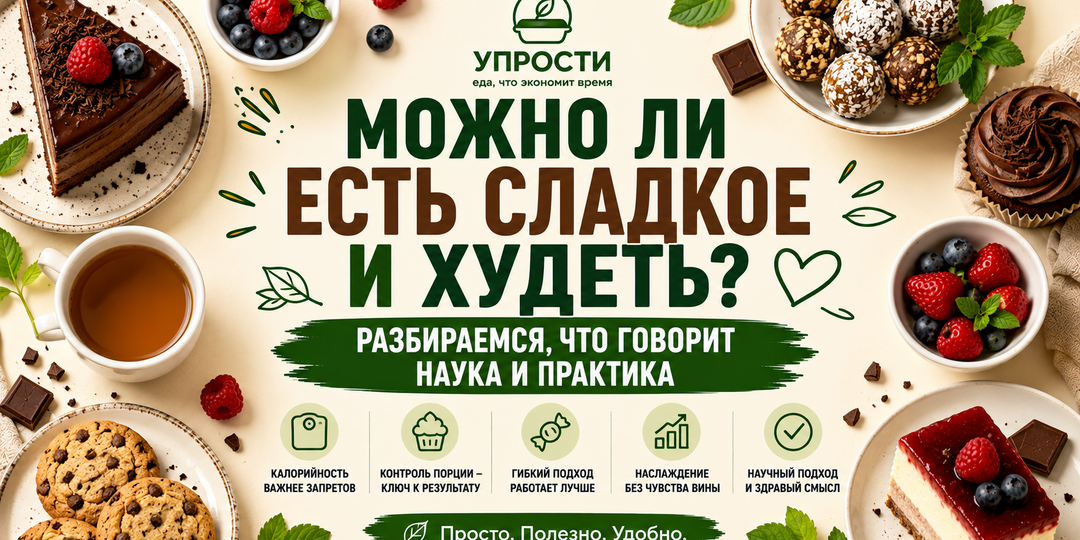 Можно ли есть сладкое и худеть? Да! Разбираемся без запретов