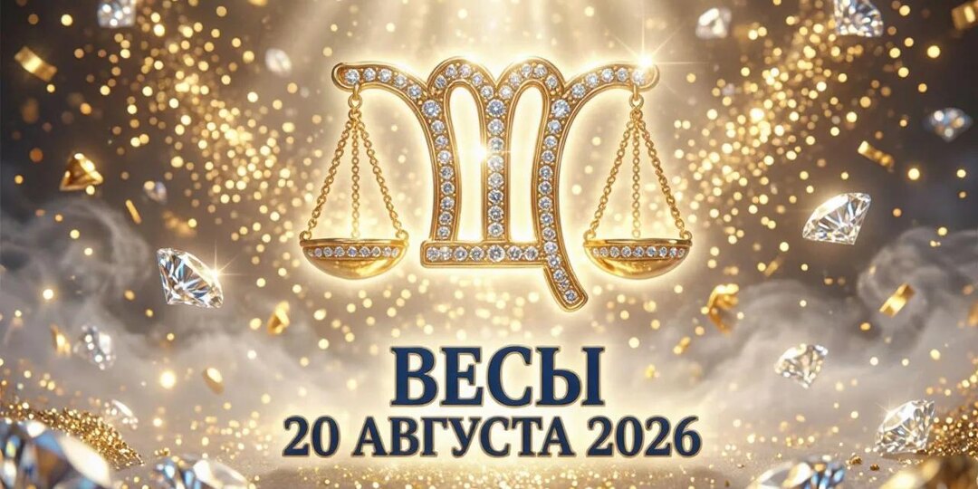 Гороскоп Весы на 20 августа 2026: как дипломатия притянет удачу и тепло в отношения