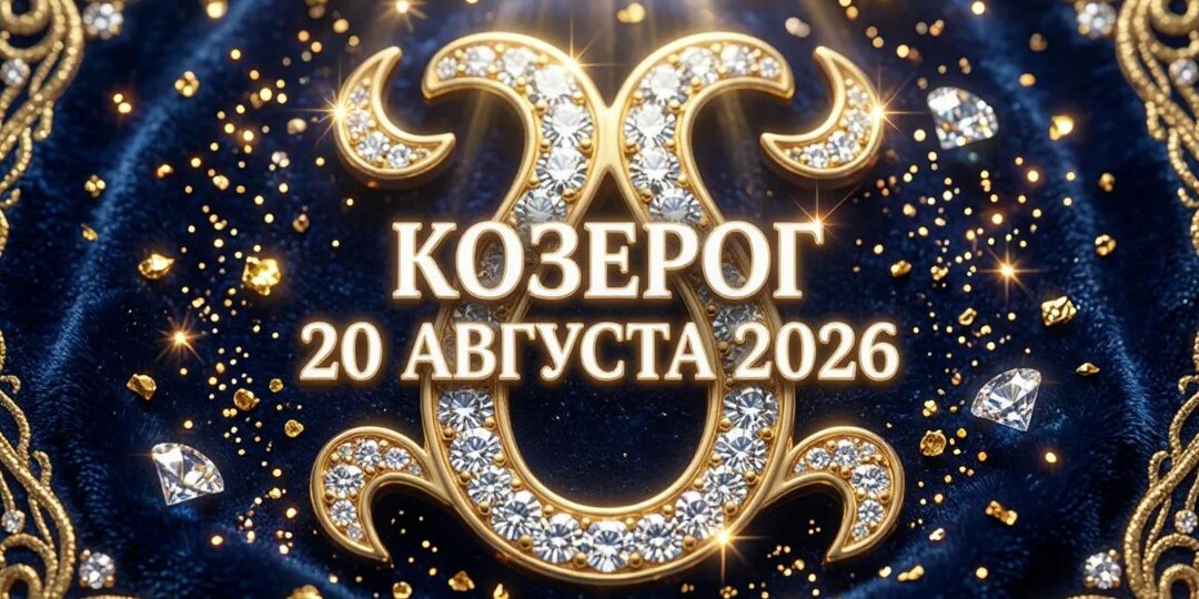 Гороскоп Козерог на четверг, 20 августа 2026 года: Удача выбирает тех, кто умеет ждать правильно