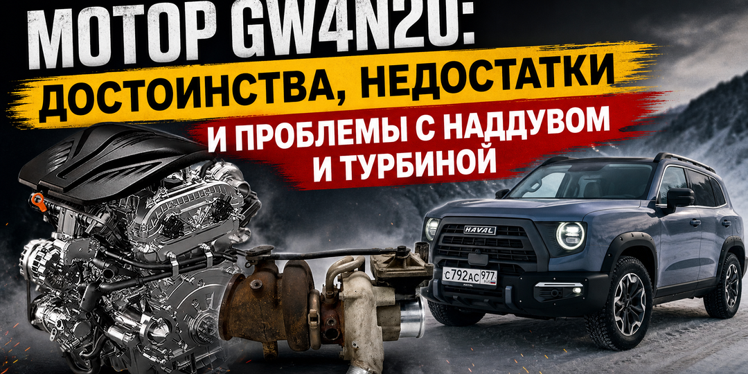 Мотор GW4N20: достоинства, недостатки и проблемы с наддувом и турбиной.