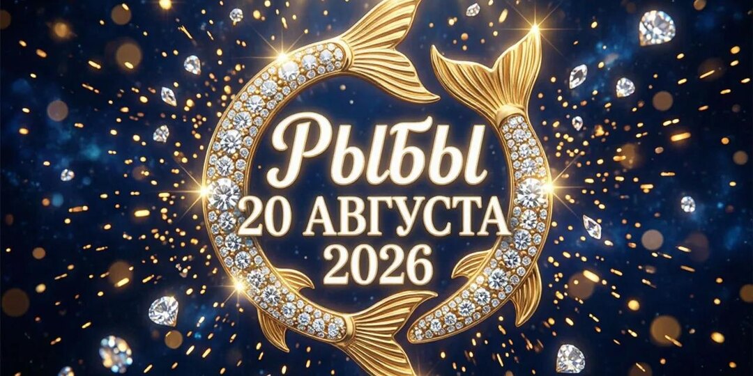 Гороскоп Рыбы на 20 августа 2026: Неожиданные подарки судьбы и тот самый шанс, который нельзя упустить.