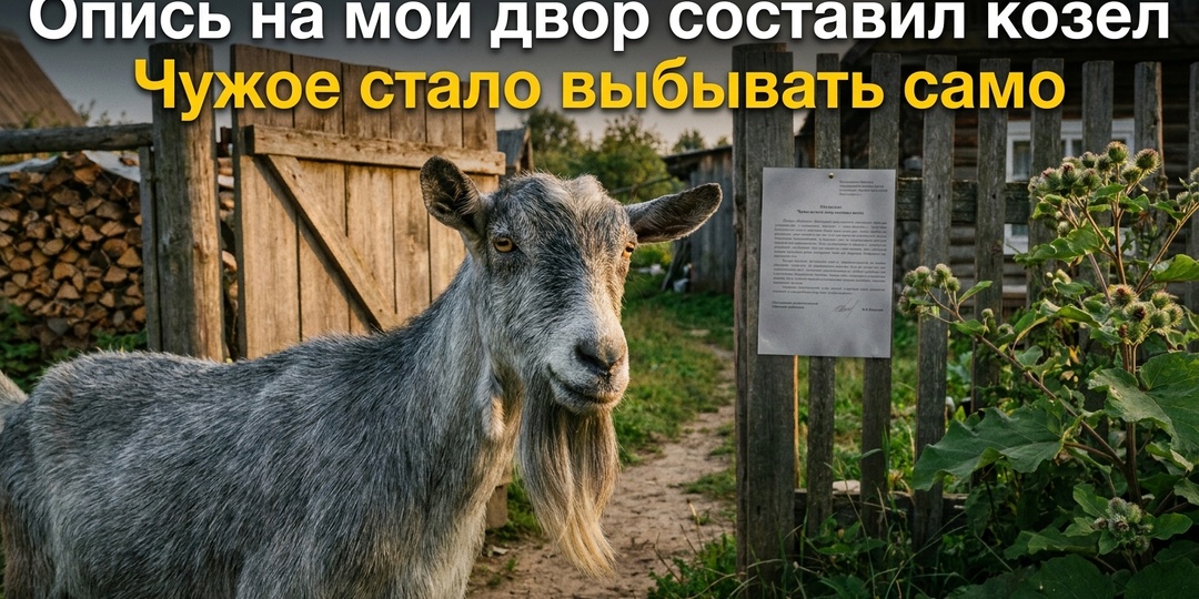 Опись на мой двор составил козёл: мистическая история из деревни, после которой чужое лучше вернуть