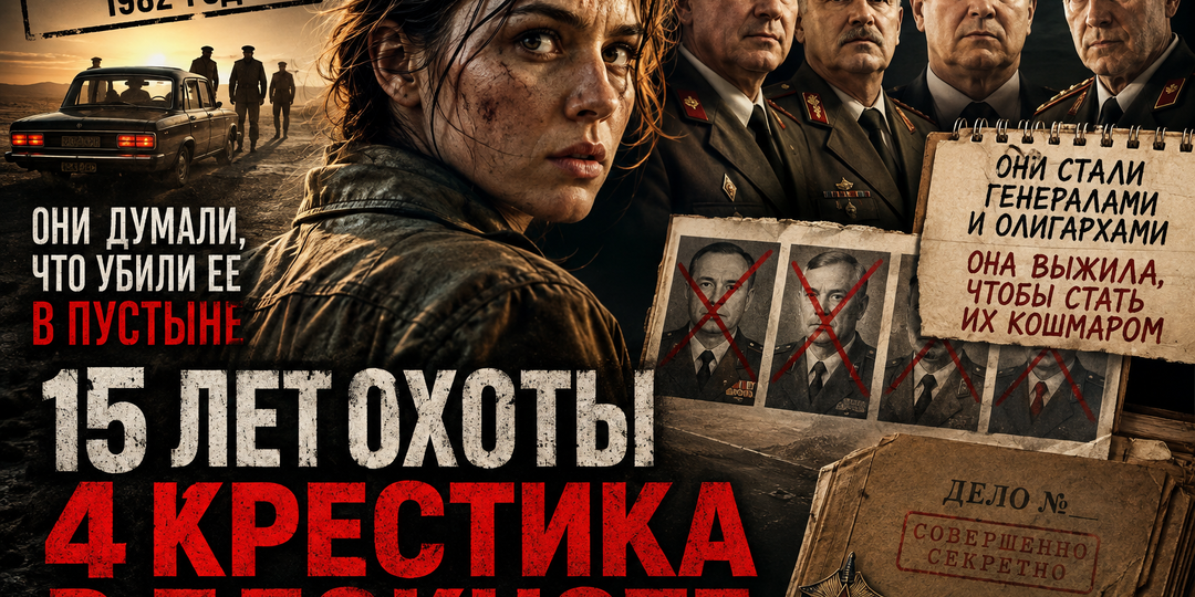 В 1982-м её объявили погибшей в Афганистане. Через 15 лет четверо офицеров, ставших генералами и богачами, начали исчезать один за другим