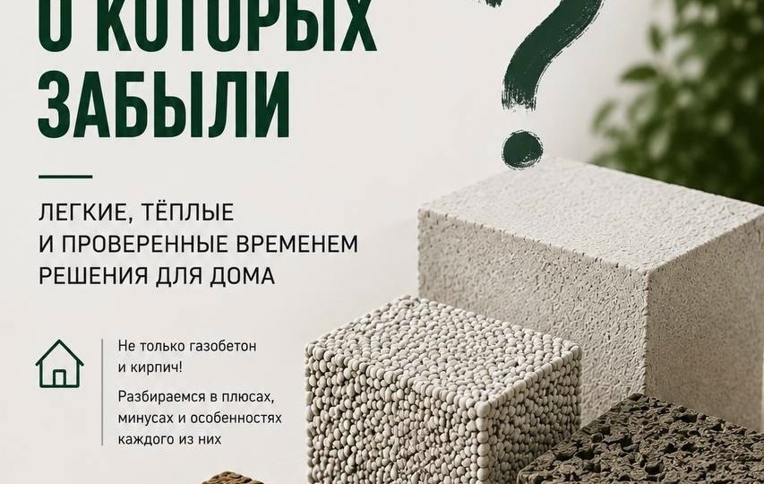 4 строительных материала, о которых забыли