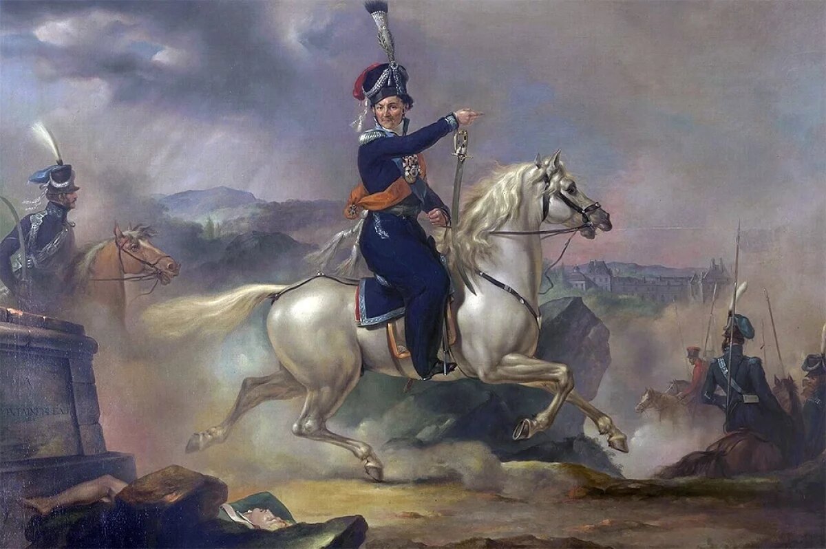    Питер Эдвард Строли (Петер Штрёлинг). «Портрет атамана графа М. И. Платова», 1814. Британская королевская коллекция.