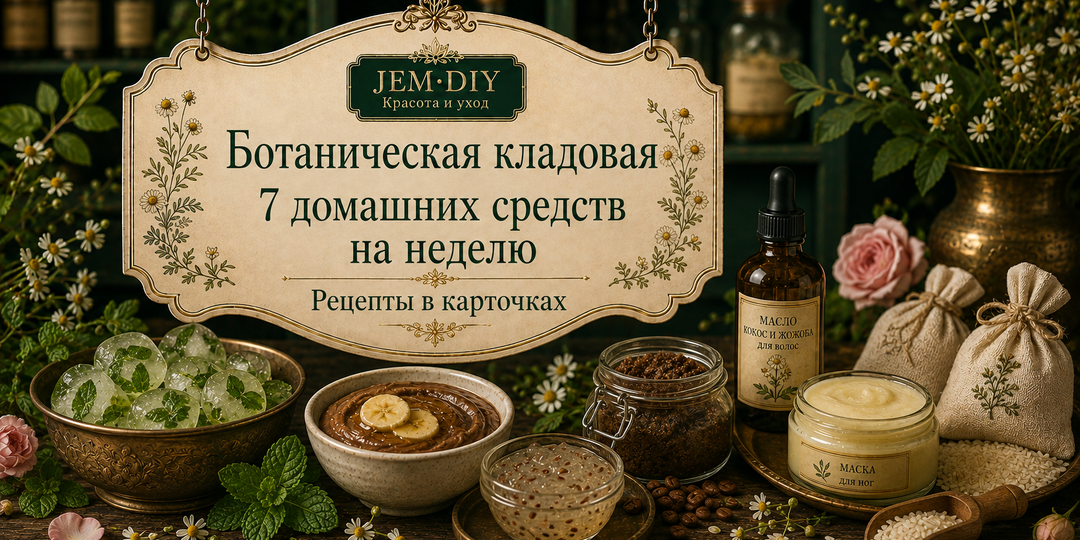 Ботаническая кладовая: 7 домашних средств, которые можно приготовить на неделю.