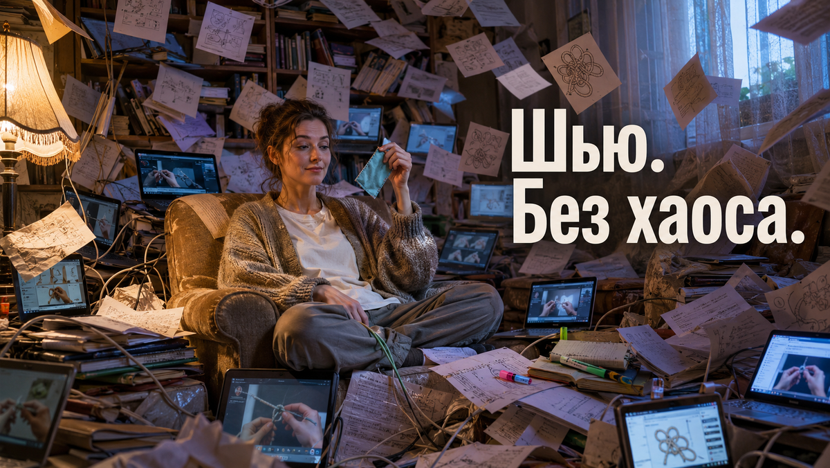    Учимся шить по порядку узлов — без видео и без куратора на связи LebedevAV