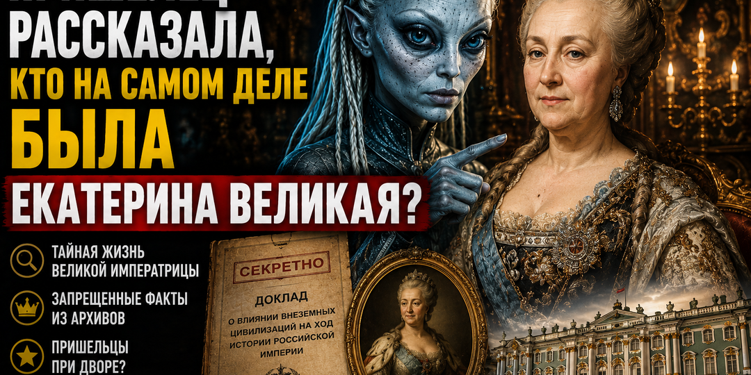 ПРИШЕЛЕЦ РАССКАЗАЛ, КТО НА САМОМ ДЕЛЕ БЫЛА ЕКАТЕРИНА ВЕЛИКАЯ?