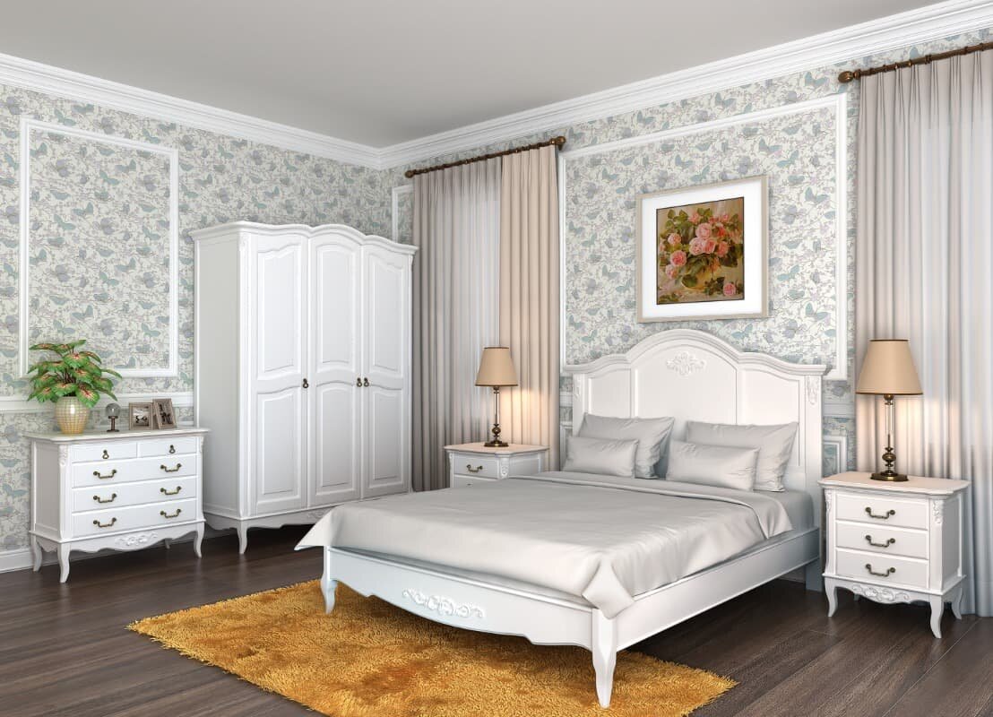 Кровать с жесткой спинкой 180*200 В208G