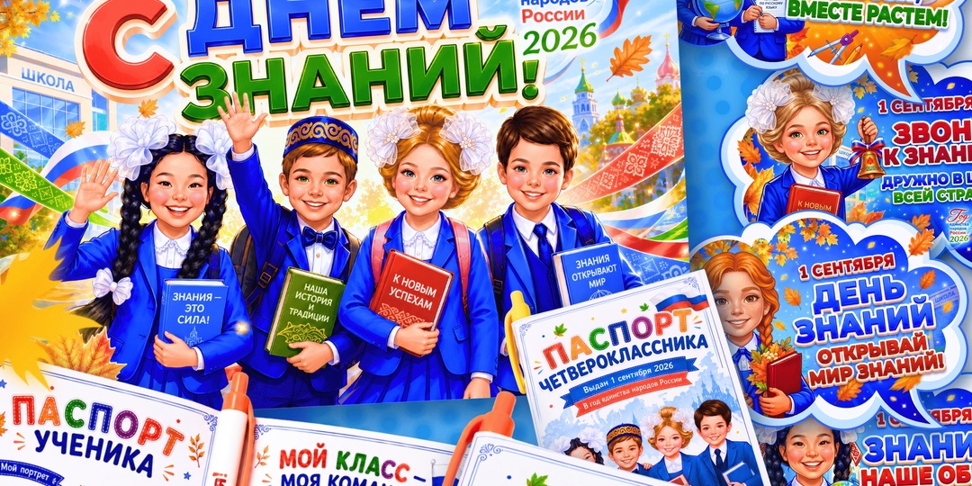 Бесплатное оформление ко Дню знаний 2026: готовые материалы к 1 сентября
