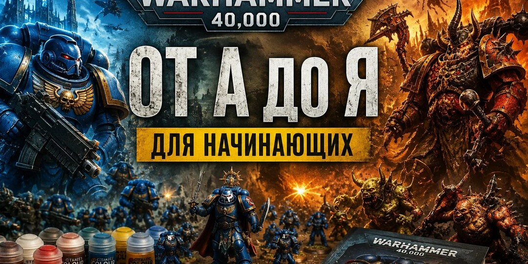 Врата в «Гримдарк»: Путешествие по вселенной Warhammer 40,000 от пластика до блокбастеров