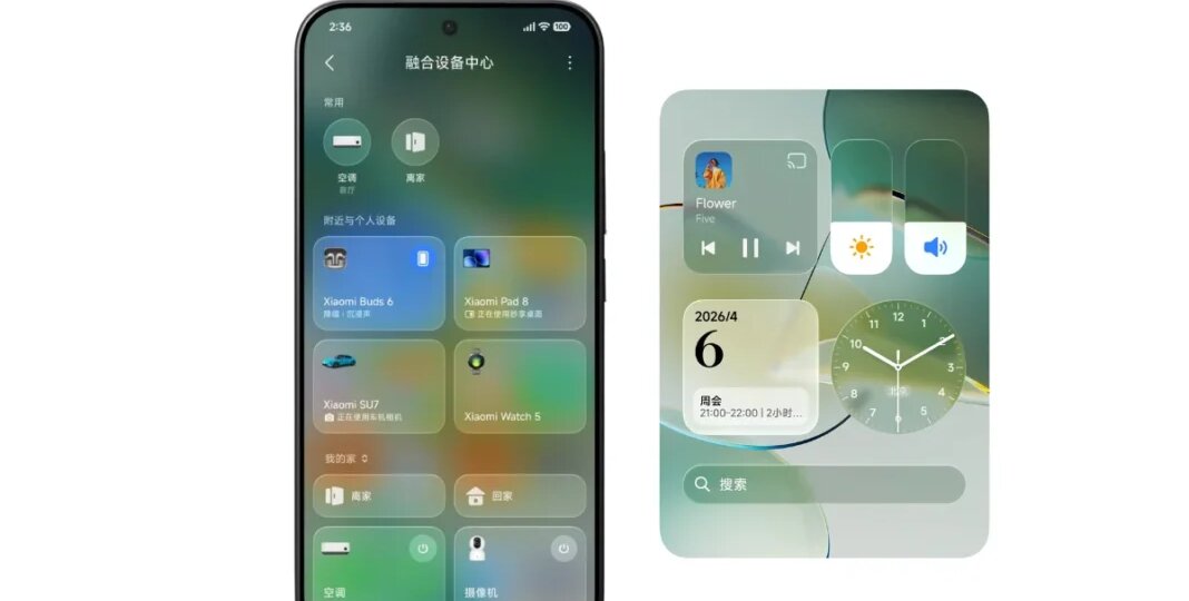 Xiaomi раскрыла список устройств с Soft Light Glass в HyperOS 4