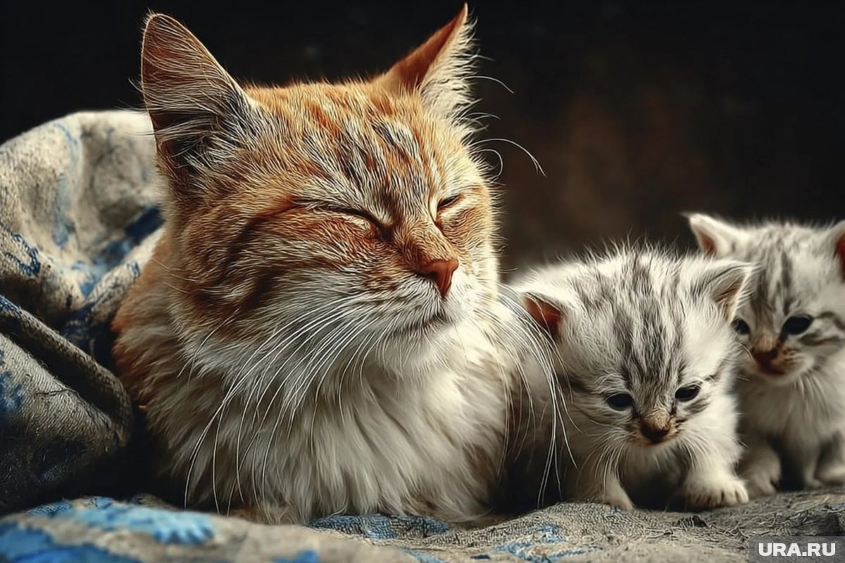    Котятам нужно спать больше, чем взрослым питомцам