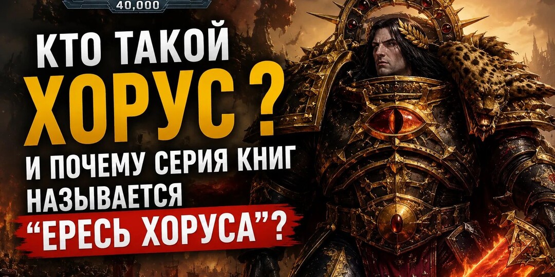 Warhammer 40k: Кто такой Хорус? И почему серия книг называется "Ересь Хоруса"?