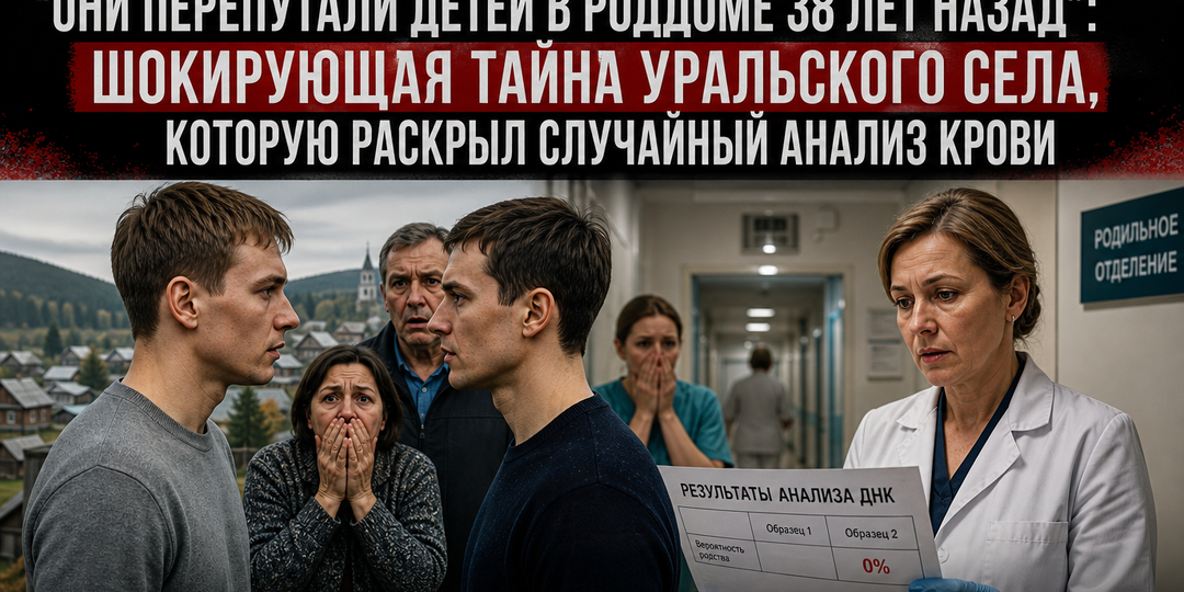 «Они перепутали детей в роддоме 38 лет назад»: шокирующая тайна уральского села, которую раскрыл случайный анализ крови