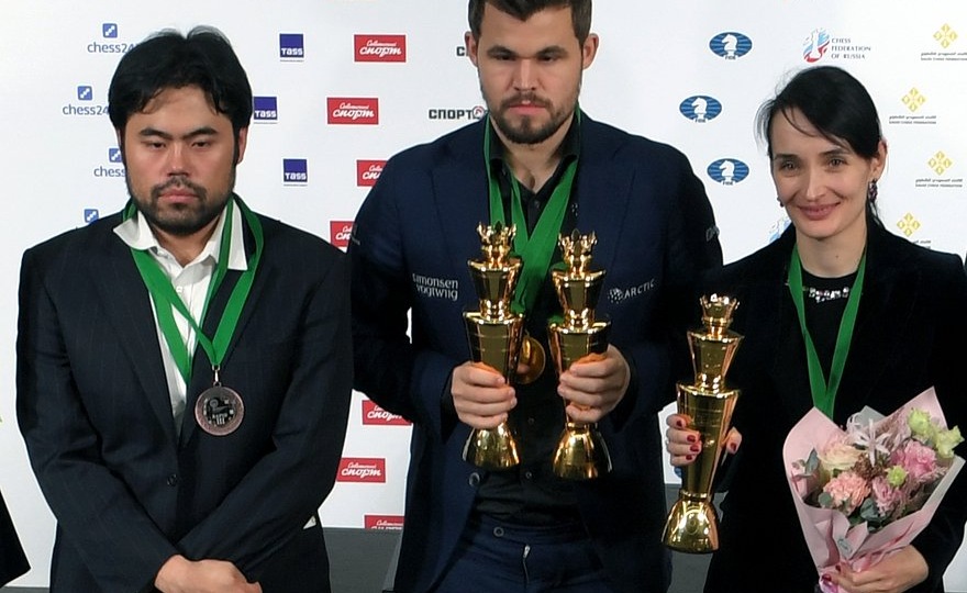 14-летний армянский шахматист Тигран Амбарцумян победил чемпиона мира Магнуса Карлсена