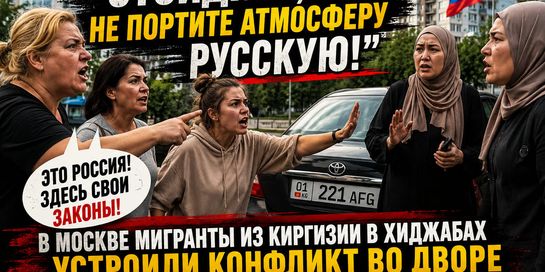 Две москвички дали жесткий отпор мигранткам из Киргизии: «Это не ваш двор!»