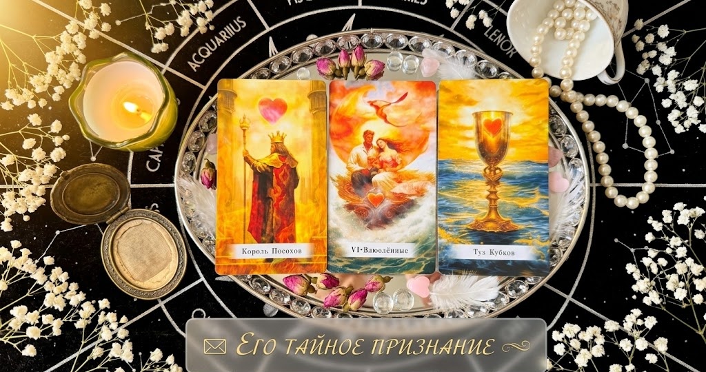 💌ЧТО ОН ХОЧЕТ ВАМ СКАЗАТЬ? 🤫Тайное послание загаданного мужчины✨Таро расклад