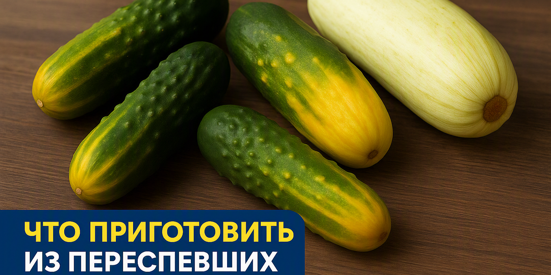 Что приготовить из переспелых огурцов и кабачков