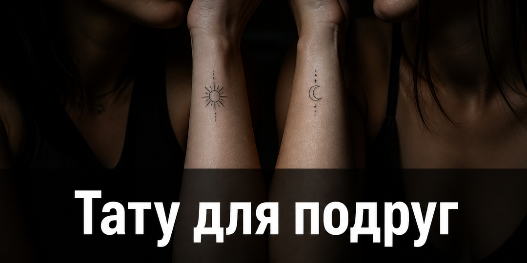 Тату для подруг: парные идеи без пафоса