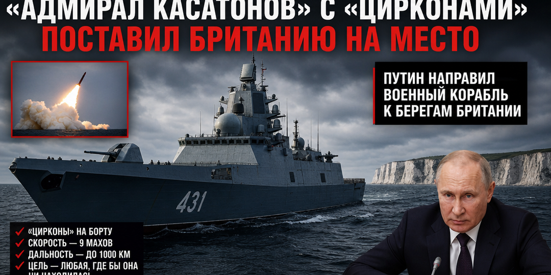 ХВАТИТ БОЛТАТЬ: Как «Адмирал Касатонов» с «Цирконами» поставил Британию на место (и что теперь будет)