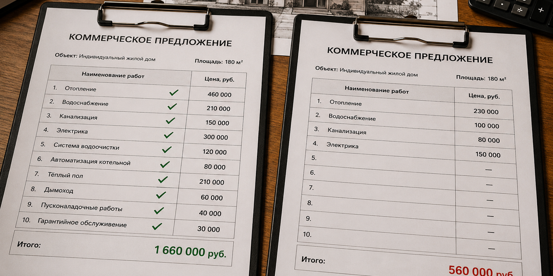 Смета на инженерку дешевле на треть. Разбираем, что из неё убрали