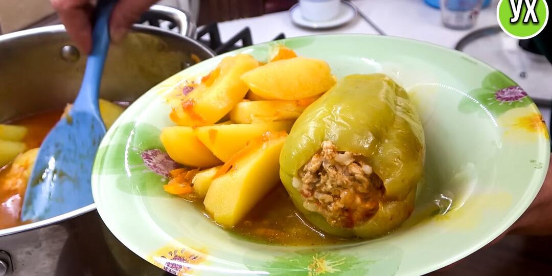 Мои вкусные перцы 2 в 1!